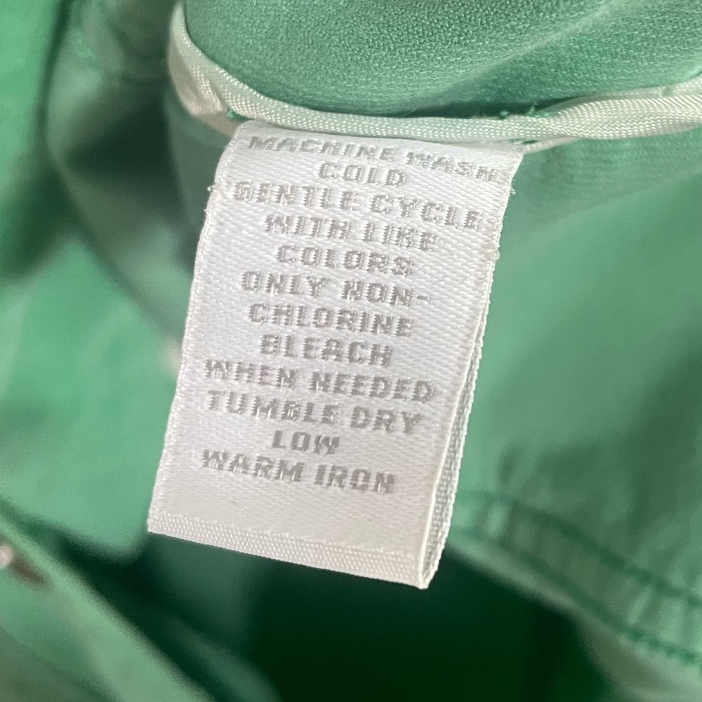 Charter Club Petite Green Cotton Blend Jacket Sz Small - Picture 3 of 4